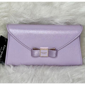 Kate Spade Morgan Bow Embellished Leather Crossbody Bag